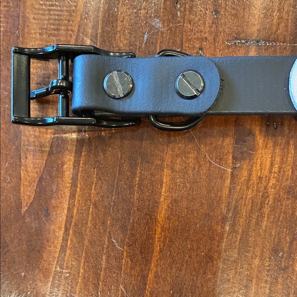 Red and Black Plaid Dog Collar. B5 - Picture 3 of 9